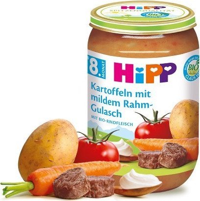 HiPP, kremowy gulasz z wołowinki z ziemniaczkami, 220 g Hipp