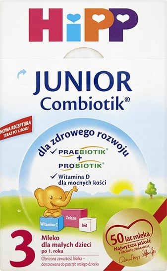 Hipp, Mleko dla dzieci, JUNIOR Combiotik, 600 g Hipp