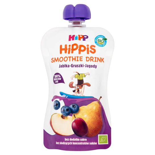 Hipp smoothie drink jabłka-gruszki-jagody 120ml Hipp