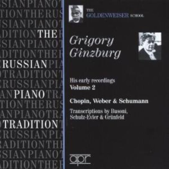 His Early Recordings Volume 2 Ginzburg Grigory
