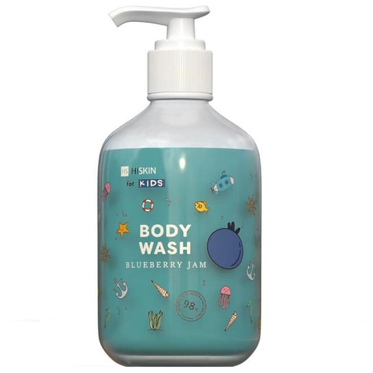 HiSkin, Kids Body Wash, Płyn do mycia ciała dla dzieci Blueberry Jam, 400 ml HISKIN
