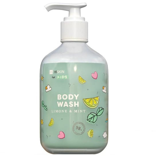 HiSkin, Kids Body Wash, Płyn do mycia ciała dla dzieci Limone & Mint, 400 ml HISKIN