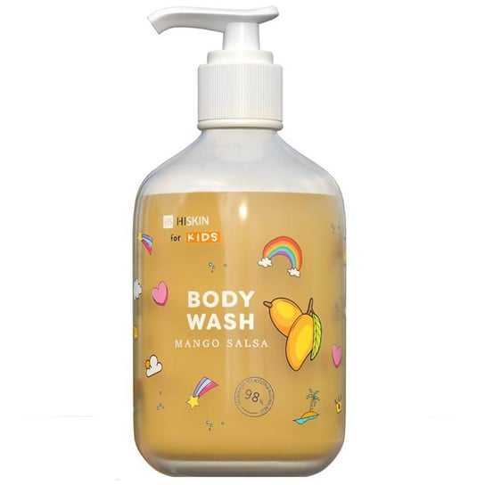 HiSkin, Kids Body Wash, Płyn do mycia ciała dla dzieci Mango Salsa, 400 ml HISKIN
