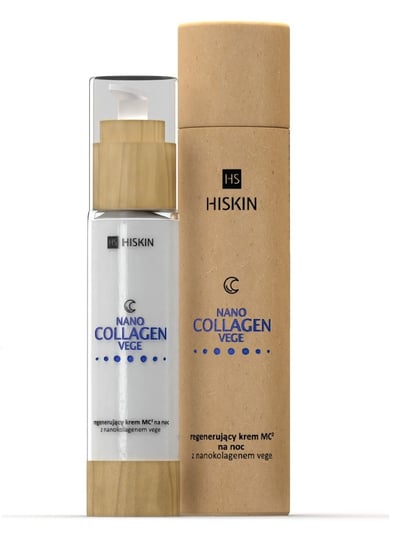 HISKIN, SkinLed Anti-Wrinkle MC2 Eye Elixir With Nanocollagen Vege, Regenerujący krem na noc z nanokolagenem vege, 50 ml HISKIN