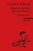 Histoires inédites du Petit Nicolas Goscinny Rene, Sempe Jean-Jacques