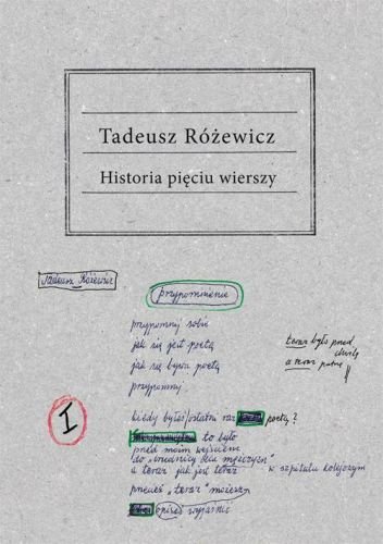 Historia pięciu wierszy Różewicz Tadeusz