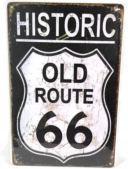 Historic Old Route 66 Tablica Blacha Ozdobna Inna marka