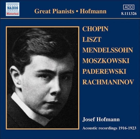 Historical Recordings Hofmann Josef