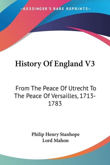 History Of England V3 Philip Henry Stanhope