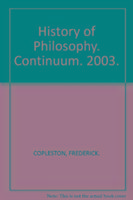 History of Philosophy Copleston Frederick C.