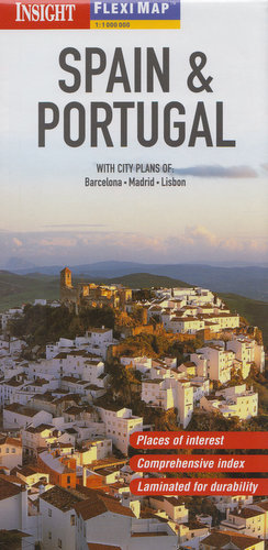 Hiszpania i Portugalia. Mapa 1:1 000 000 Insight Guides