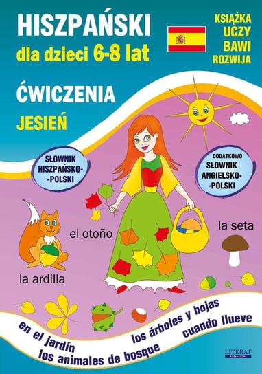 Hiszpański dla dzieci 6-8 lat. Jesień. Ćwiczenia - ebook PDF Piechocka-Empel Katarzyna, Jewiak Hanna