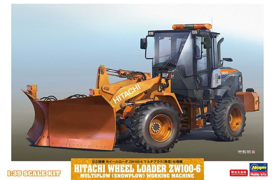 Hitachi Wheel Loader ZW100-6 Multiplow Working Machine 1:35 Hasegawa 66102 HASEGAWA