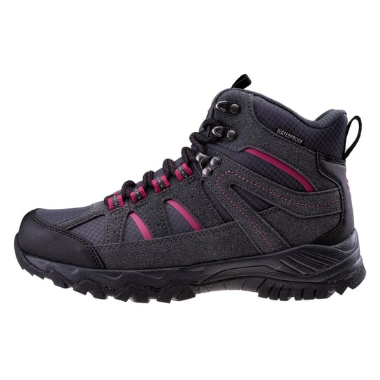 Hitec, Buty turystyczne damskie, Ostan Mid WP Wo's, Dark Grey/Sangria, 37 Hi-Tec