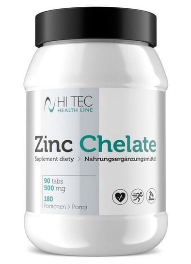 HiTec Nutrition, Suplement diety, Zinc Chelate, 90 tabletek HiTec Nutrition
