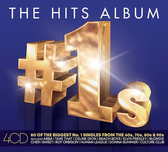 Hits Album The Number 1's Singles From 60s, 70s, 80s, 90s Procol Harum, Abba, Fleetwood Mac, Shakin' Stevens, Dead Or Alive, Roussos Demis, Middle of the Road, Presley Elvis, Baccara, De Burgh Chris, Williams Robbie, Fugees, Houston Whitney