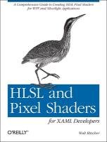 HLSL and Pixel Shaders for XAML Developers Ritscher Walt
