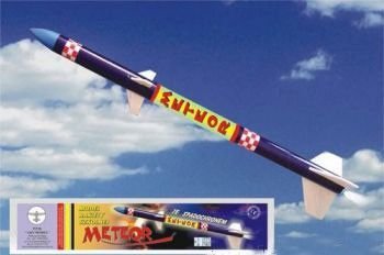 HM, latający model Rakieta Meteor + spadochron HM