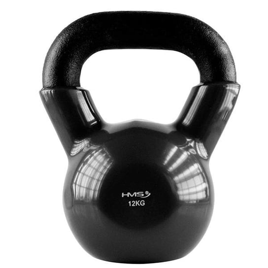 HMS, Kettlebell żeliwny pokryty winylem, KNV12, 12 kg HMS