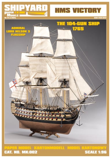 HMS Victory 1765 Model Kartonowy Inna marka