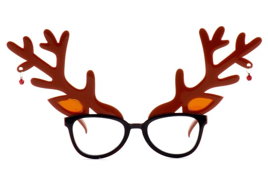 Ho! Ho! Ho!, Okulary ozdobne na Boże Narodzenie, renifer, 14x25,5 cm Empik