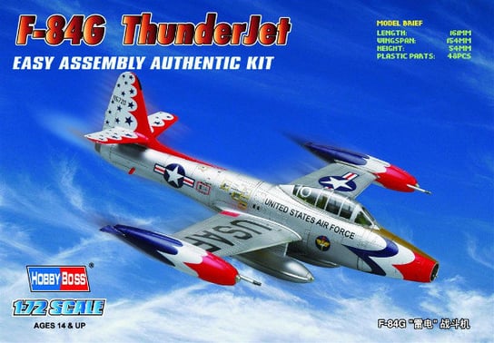 Hobby Boss, F84G Thunderjet, Model do sklejania, 12+ Hobby Boss