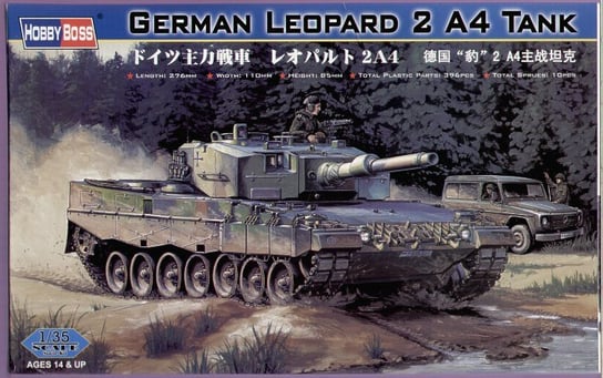 Hobby Boss, German Leopard 2 A4, Model do sklejania, 8+ Hobby Boss