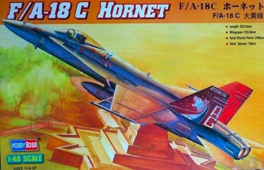 Hobby Boss, Model plastikowy F/A-18C Hornet 1/48 Hobby Boss