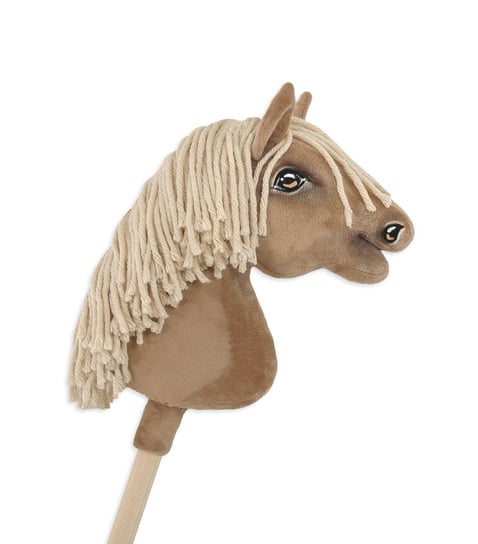 Hobby Horse Mały koń na kiju Premium - izabelowaty A4 Inna marka