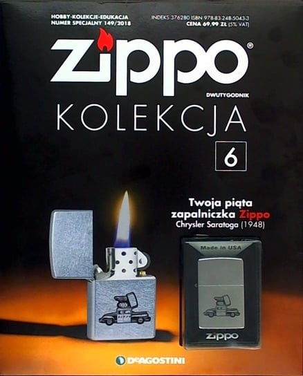 Hobby Kolekcje Edukacja NS Zippo Nr 6 De Agostini Polska Sp. z o.o.