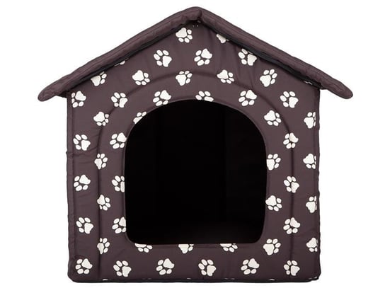 HobbyDog Buda dla psa, brąz w łapki, 76x72x74 cm . HobbyDog