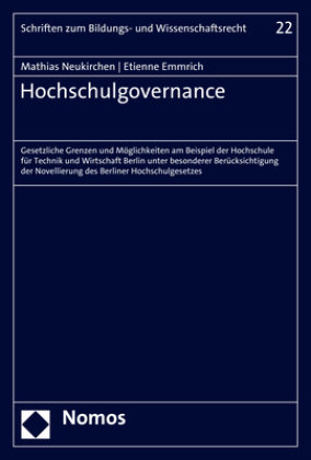 Hochschulgovernance Zakład Wydawniczy Nomos