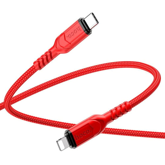 HOCO kabel Typ C do iPhone Lightning 8-pin PD 20W VICTORY X59 1m czerwony Partner Tele