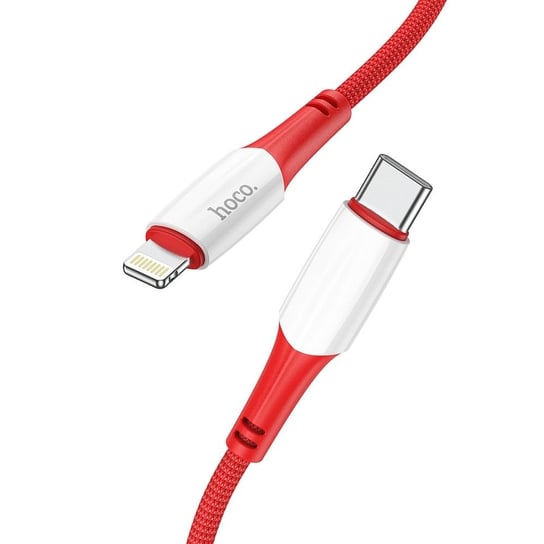 HOCO kabel Typ C do iPhone Lightning 8-pin Power Delivery PD20W Ferry X70 1m czerwony Partner Tele