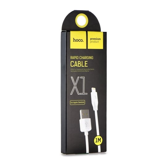 HOCO kabel USB do iPhone Lightning 8-pin X1 RAPID biały 1 metr HOCO.
