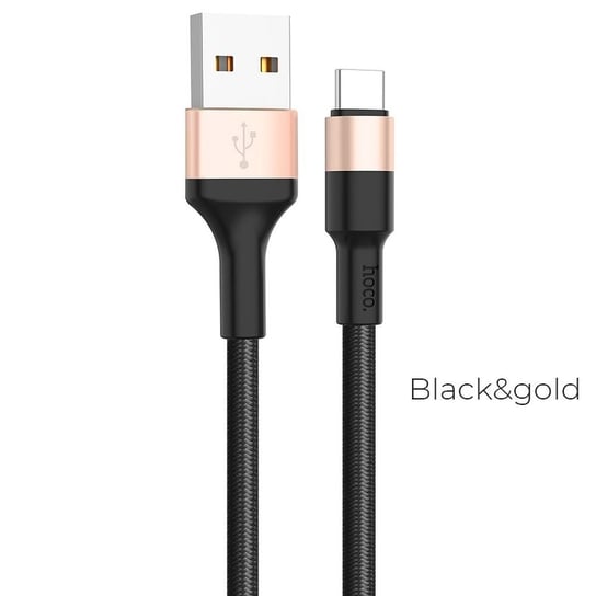 HOCO kabel USB do Typ C Xpress X26 czarno-złoty HOCO.