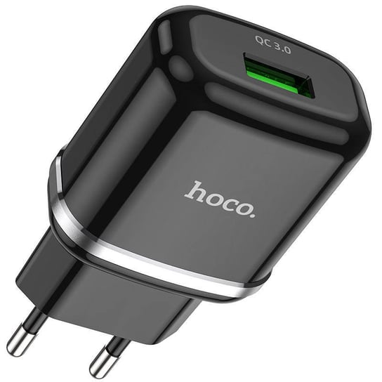 HOCO ładowarka sieciowa USB 3A QC3.0 Fast Charge Special Single Port N3 czarna HOCO.