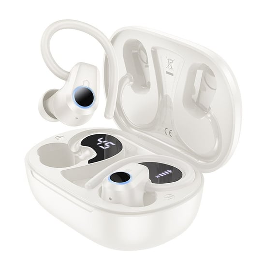 HOCO słuchawki bezprzewodowe / bluetooth stereo TWS Pure joy in-ear EQ8 białe HOCO.