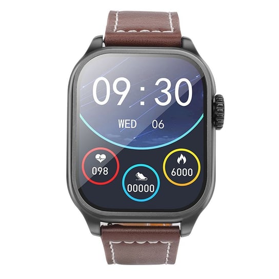 HOCO smartwatch / inteligentny zegarek Y17 smart sport (możliwość połączeń z zegarka) czarny Partner Tele