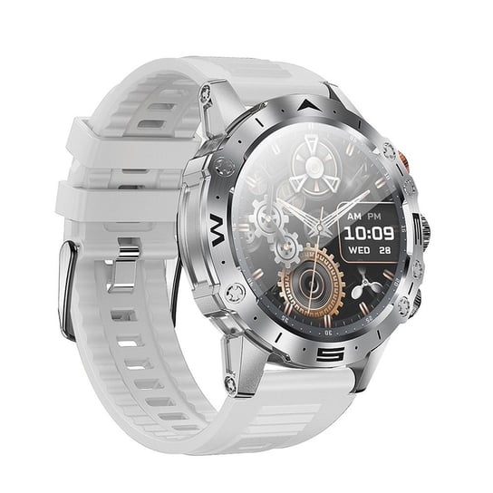 HOCO smartwatch / inteligentny zegarek Y20 smart sport (możliwość połączeń z zegarka) srebrny Partner Tele