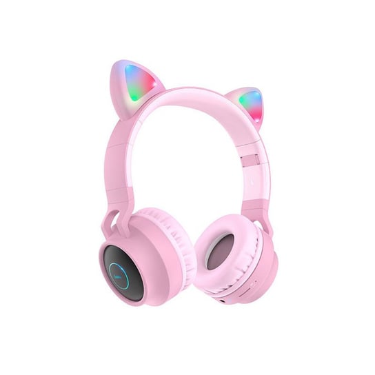 Hoco W27 Cat Ear Wireless Headphone Pink HOCO.