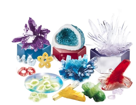 Hodowla Ogromnych Kryształów Eksperymenty Dla Dzieci Zabawki Kreatywne Zestawy Clementoni