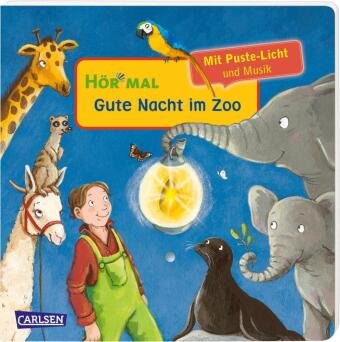 Hör mal (Soundbuch): Mach mit - Pust aus: Gute Nacht im Zoo Carlsen Verlag