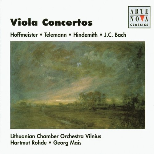 Hoffmeister/Telemann/Hindemith/J.C. Bach: Viola Concertos Hartmut Rohde