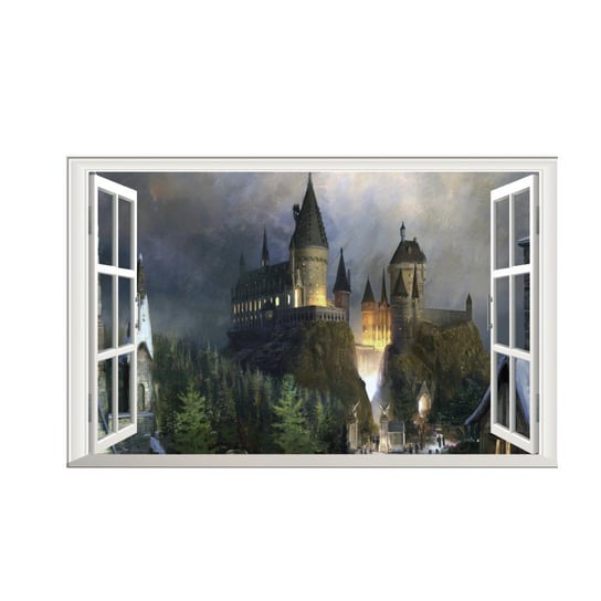 Hogwart Harry Potter naklejka na ścianę efekt 3D Inny producent