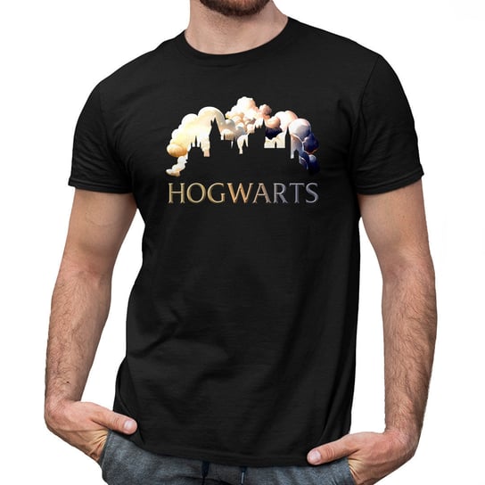 Hogwarts V2 - męska koszulka dla fanów gry Hogwarts Legacy Koszulkowy