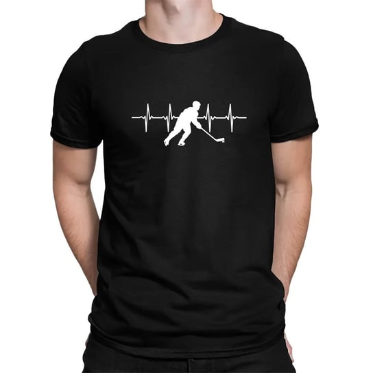 Hokej EKG - męska koszulka na prezent dla hokeisty Koszulkowy