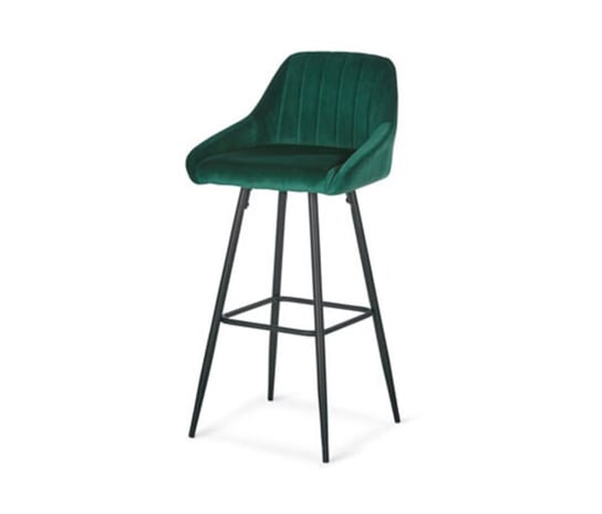 Hoker krzesło barowe butelkowa zieleń 102 cm Tchibo