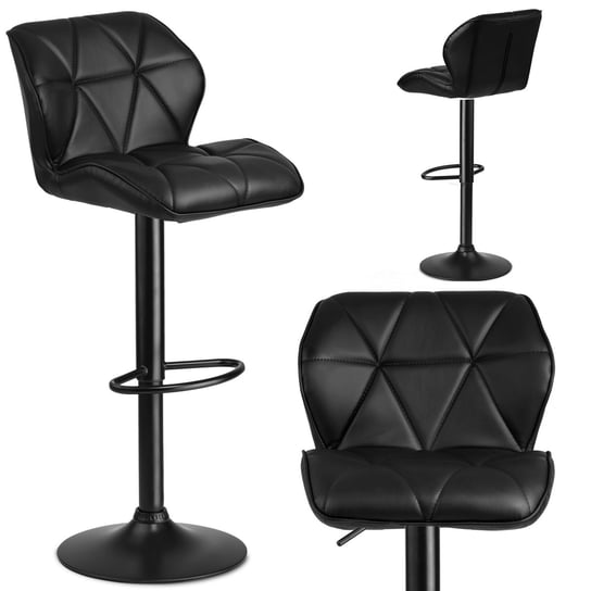 Hoker krzesło barowe obrotowe regulowane SOFOTEL czarne SOFOTEL