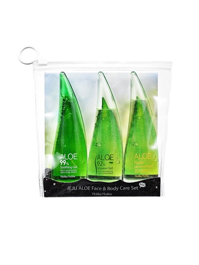 Holika Holika, Aloe 99%, zestaw prezentowy kosmetyków do pielęgnacji Jeju Aloe Set, 3 szt. Holika Holika